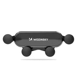 Wozinsky biltelefonholder gravitation til ventilationsgrill sort (WCH-05)