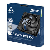 ARCTIC P12 PWM PST CO Fan 1-pack Sort 120 mm