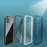 S-Case Fleksibel Cover TPU Case til Huawei P40 Lite E gennemsigtig