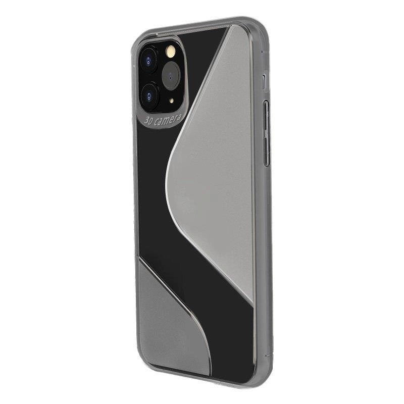 S-Case Fleksibel Cover TPU Case til Huawei P40 Lite E sort