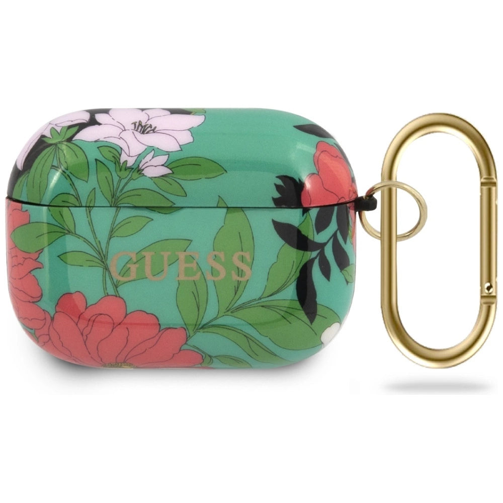 Guess GUACAPTPUBKFL01 AirPods Pro cover grøn/grøn N.1 Blomsterkollektion