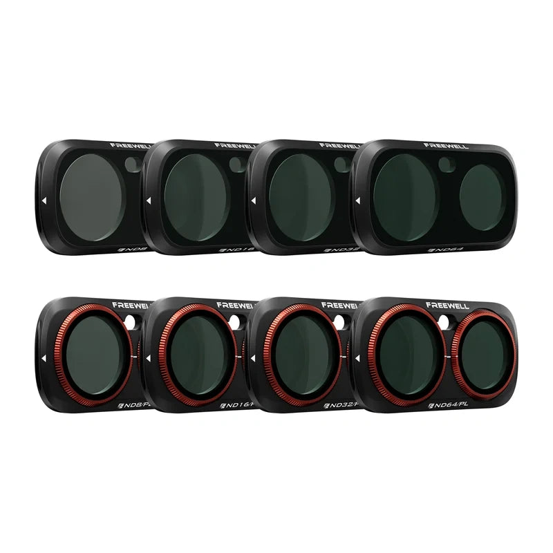 Freewell Filter Set til Insta360 Luna Ultra All Day (8-stykke sæt)