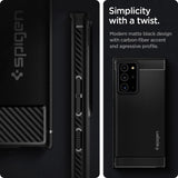 Spigen Rugged Armor Case til Samsung Galaxy Note 20 Ultra - Matte Black