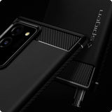 Spigen Rugged Armor Case til Samsung Galaxy Note 20 Ultra - Matte Black