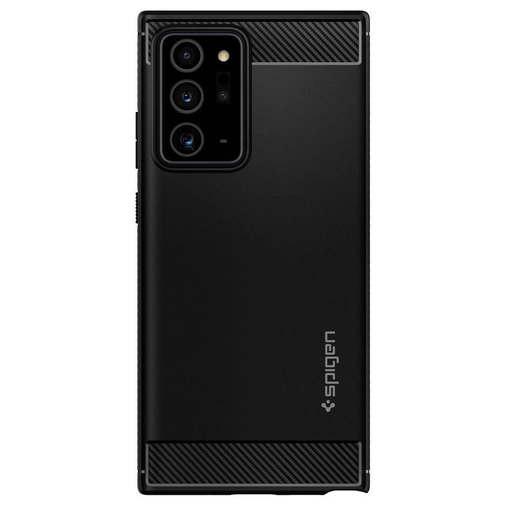 Spigen Rugged Armor Case til Samsung Galaxy Note 20 Ultra - Matte Black
