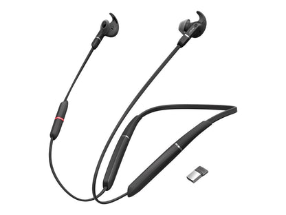 Jabra Evolve 65e MS Trådløs Øreproptelefoner Sort