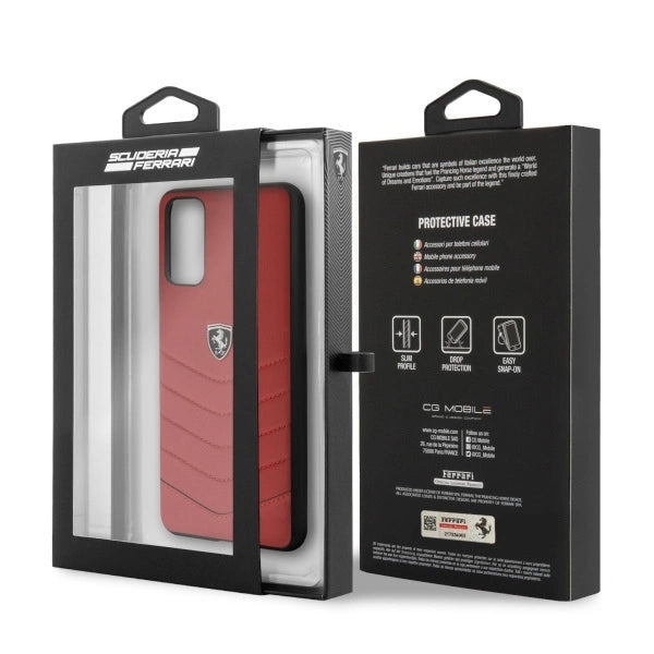 Ferrari Hardcase FEHQUHCS62RE S20 G980 rød/rød Heritage