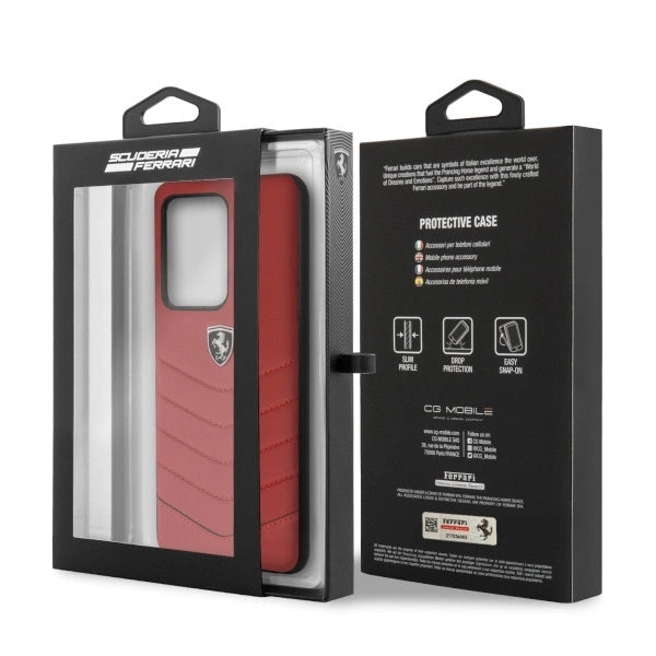 Ferrari Hardcase FEHQUHCS69RE S20 Ultra G988 rød/rød Heritage