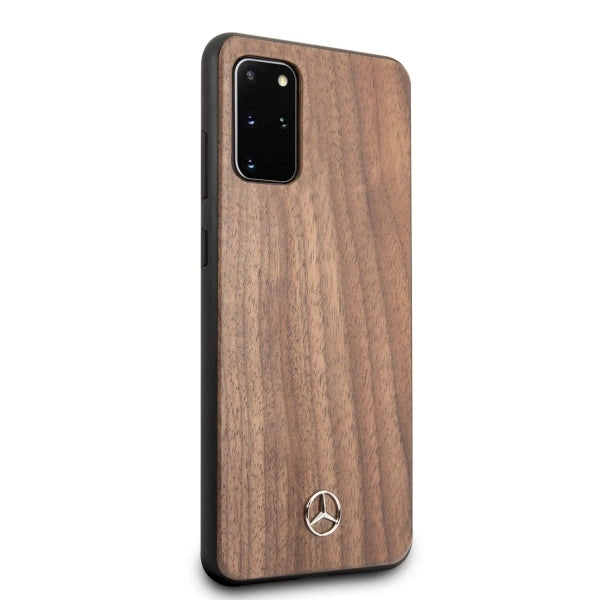 Mercedes MEHCS67VWOLB S20+ G985 Hardcase brązowy/brown Wood Line Walnut