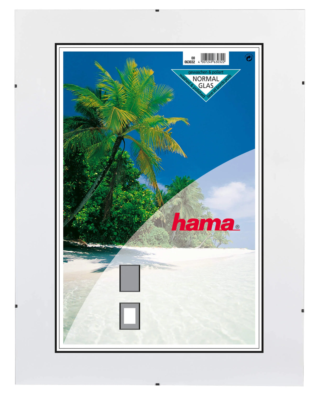 HAMA Ramme Clip-Fix Normalglas 30x45