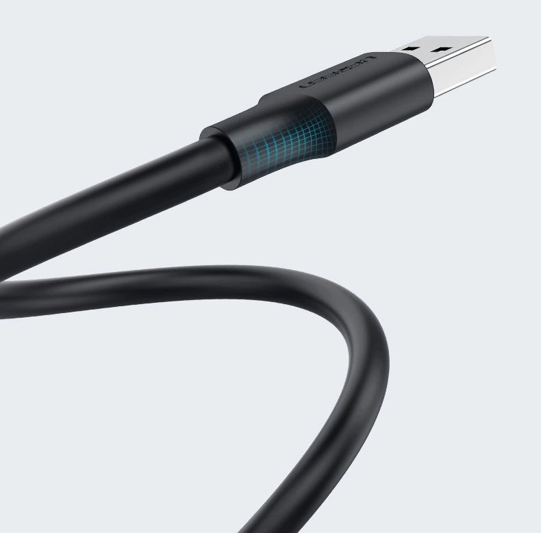 Ugreen kabel USB 2.0 kabel (mand) - USB 2.0 (mand) 1 m sort (US128 10309)