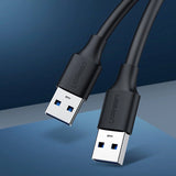 Ugreen kabel USB 2.0 kabel (mand) - USB 2.0 (mand) 2 m sort (US128 10311)