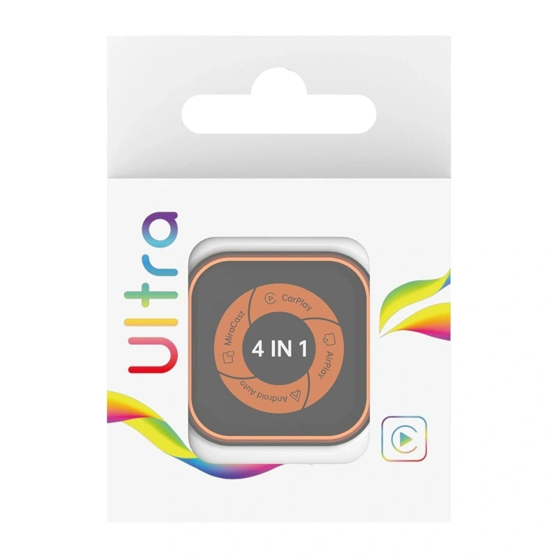 CARLINKIT Mini Ultra 6 trådløs adapter til CarPlay og Android Auto