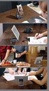 Ugreen metal aluminium foldbare telefonholder tablet grå (LP263 80708)