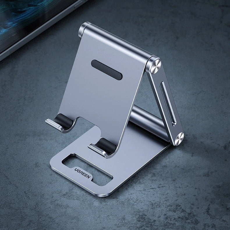 Ugreen metal aluminium foldbare telefonholder tablet grå (LP263 80708)