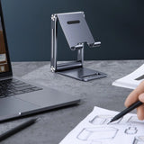 Ugreen metal aluminium foldbare telefonholder tablet grå (LP263 80708)