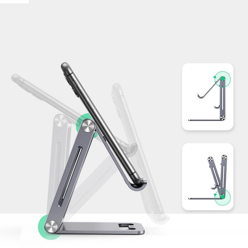 Ugreen metal aluminium foldbare telefonholder tablet grå (LP263 80708)