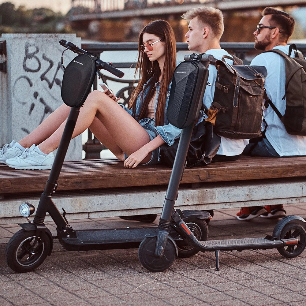 Wozinsky vandtæt scooter bar taske scooter taske 4l sort (WSB1BK)
