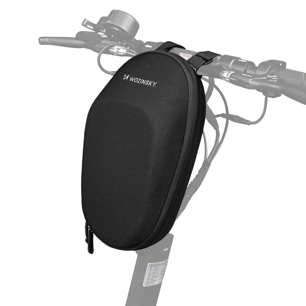 Wozinsky vandtæt scooter bar taske scooter taske 4l sort (WSB1BK)