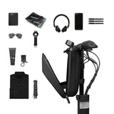 Wozinsky vandtæt scooter bar taske scooter taske 4l sort (WSB1BK)