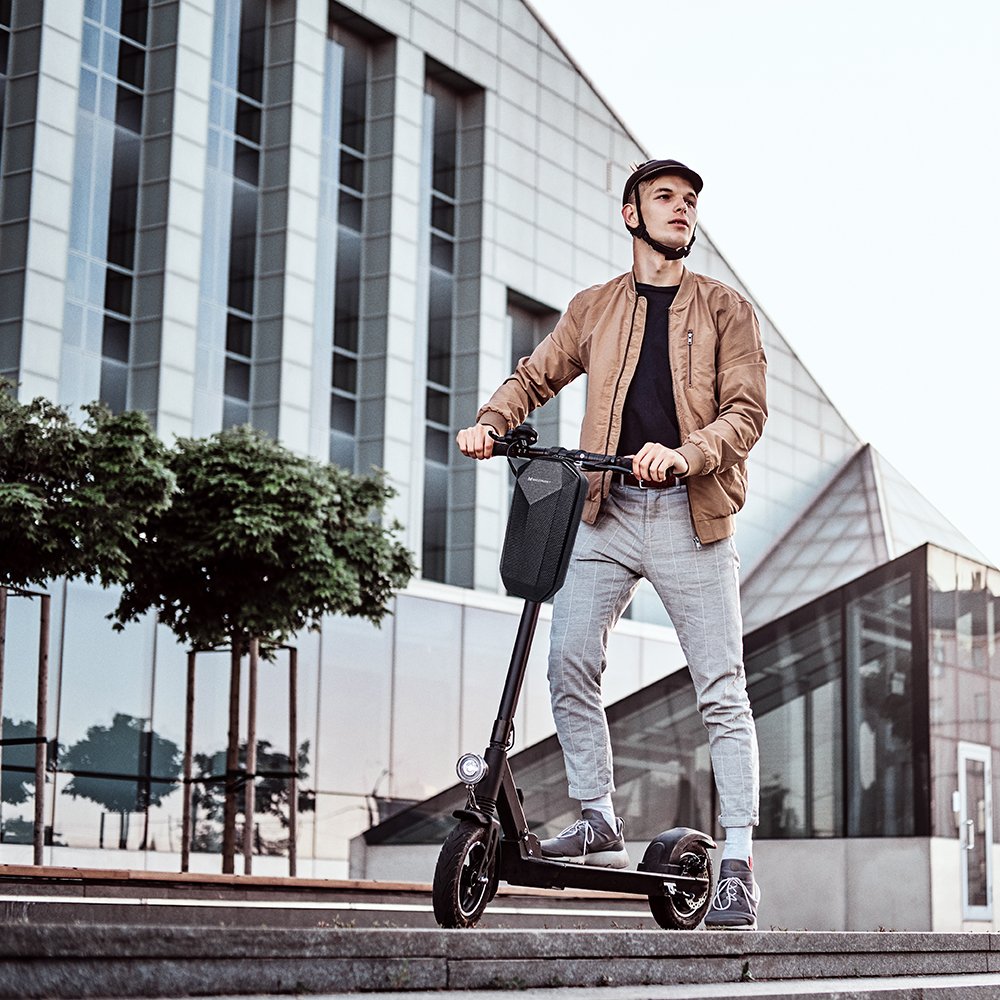 Wozinsky vandtæt scooter styresæk 4l styresæk sort (WSB2BK)