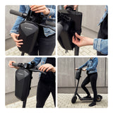 Wozinsky vandtæt scooter styresæk 4l styresæk sort (WSB2BK)