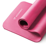 Wozinsky træningsmad 181 x 63 x 0,9 cm tyk gymnastik yoga mad rosa