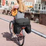 Wozinsky rumslig cykeltaske 60 l til bagagerummet (regn dække inkluderet) sort (WBB13BK)