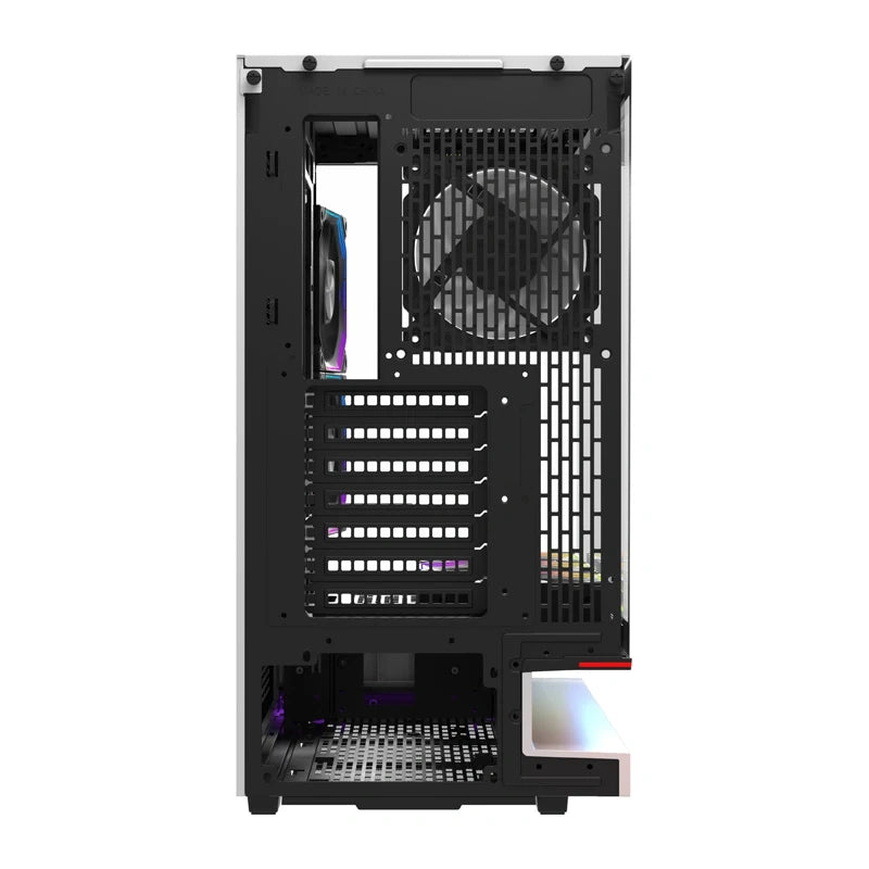 DarkFlash F1 ATX Computer Case + 6 Fans (hvid)