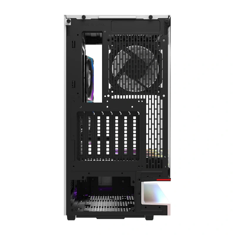 DarkFlash F1 ATX Computer Case + 6 Fans (hvid)