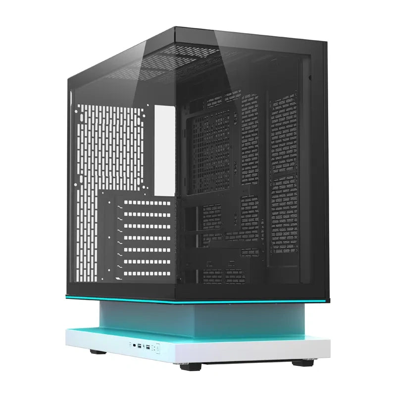 DarkFlash F1 ATX Computer Case + 6 Fans (hvid)