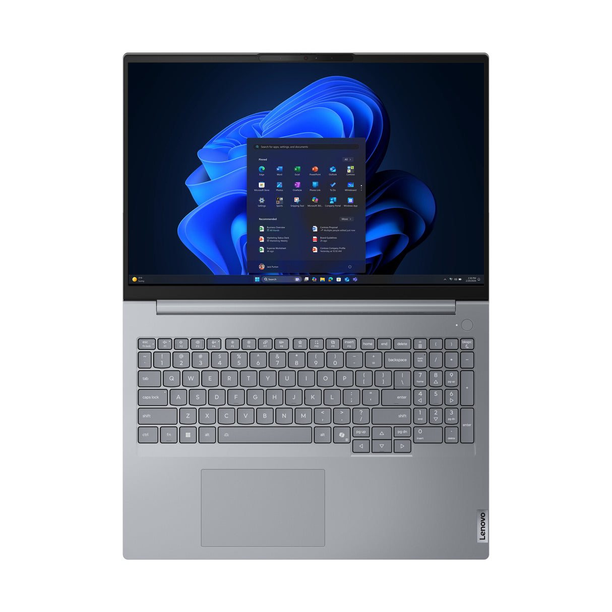 Lenovo ThinkBook 16 G9 AHP AMD Ryzen™ 7 250 Laptop 40,6 cm (16") WUXGA 16 GB DDR5-SDRAM 512 GB SSD Wi-Fi 7 (802.11be) Windows 11 Pro Grå Engelsk