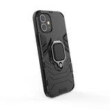 Ring Armor Case Kickstand Tough Rugged Cover til iPhone 12 mini blå