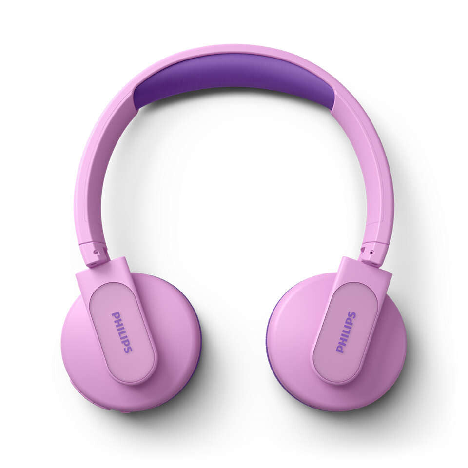 Philips Kids TAK4206PK Trådløs Kablet Hovedtelefoner Pink