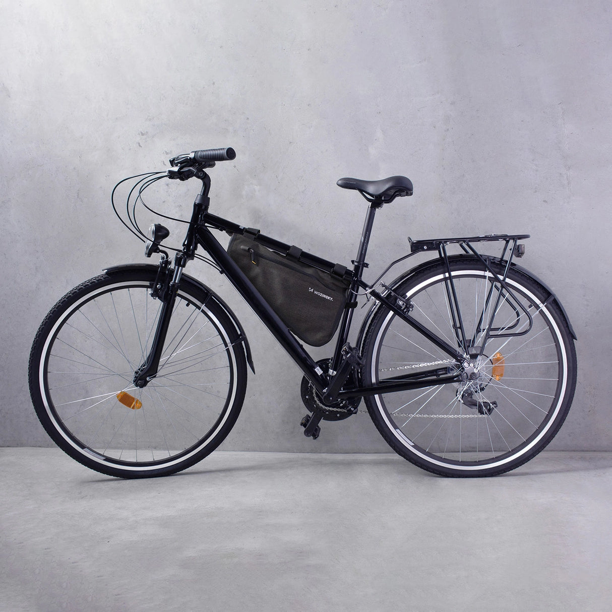 Wozinsky cykelrammesæk 3,5 l grå (WBB15BK)