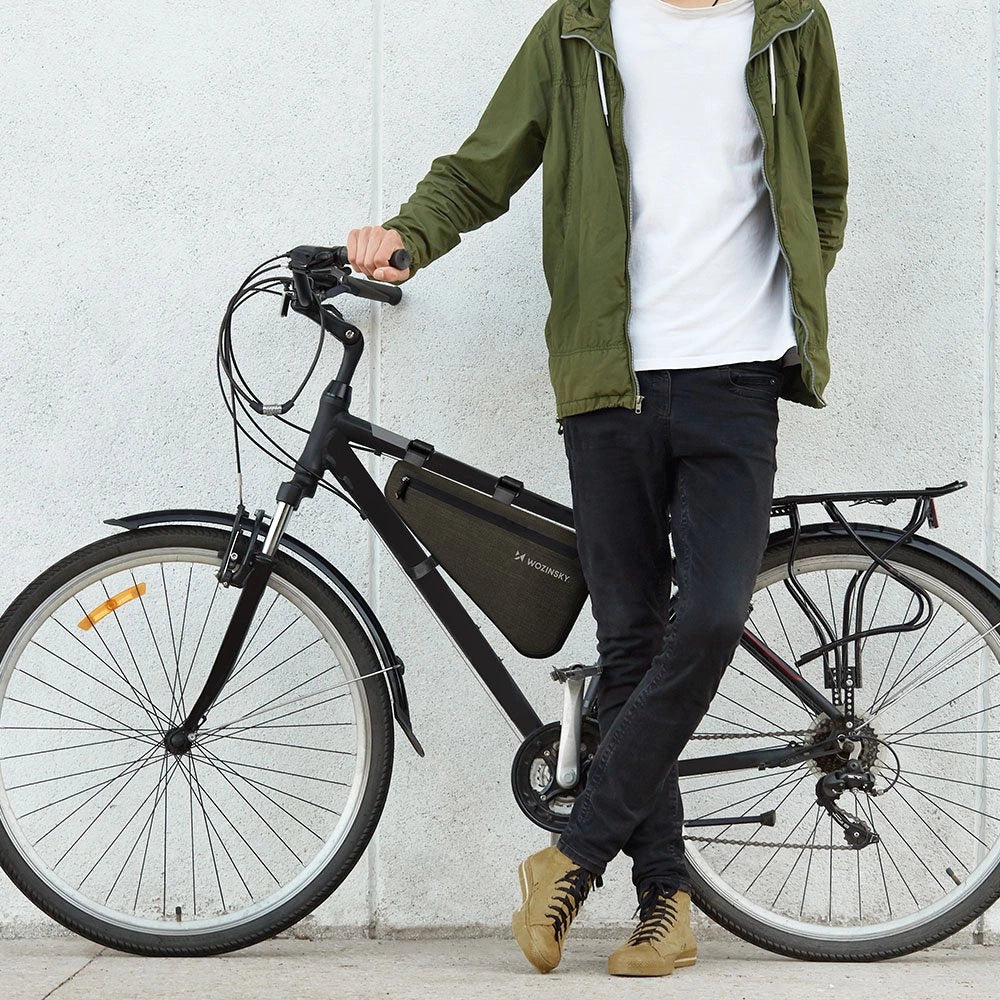 Wozinsky cykelrammesæk 3,5 l grå (WBB15BK)