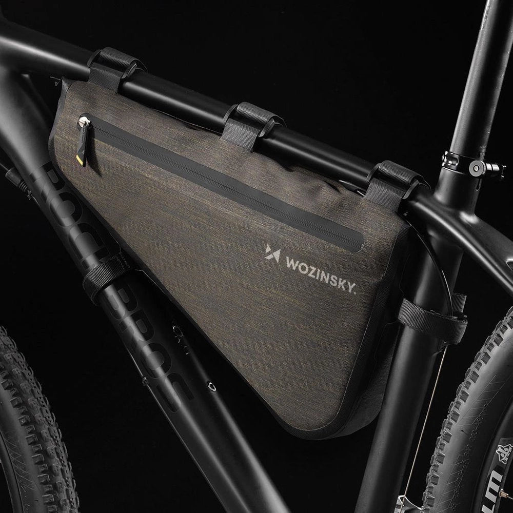 Wozinsky cykelrammesæk 3,5 l grå (WBB15BK)