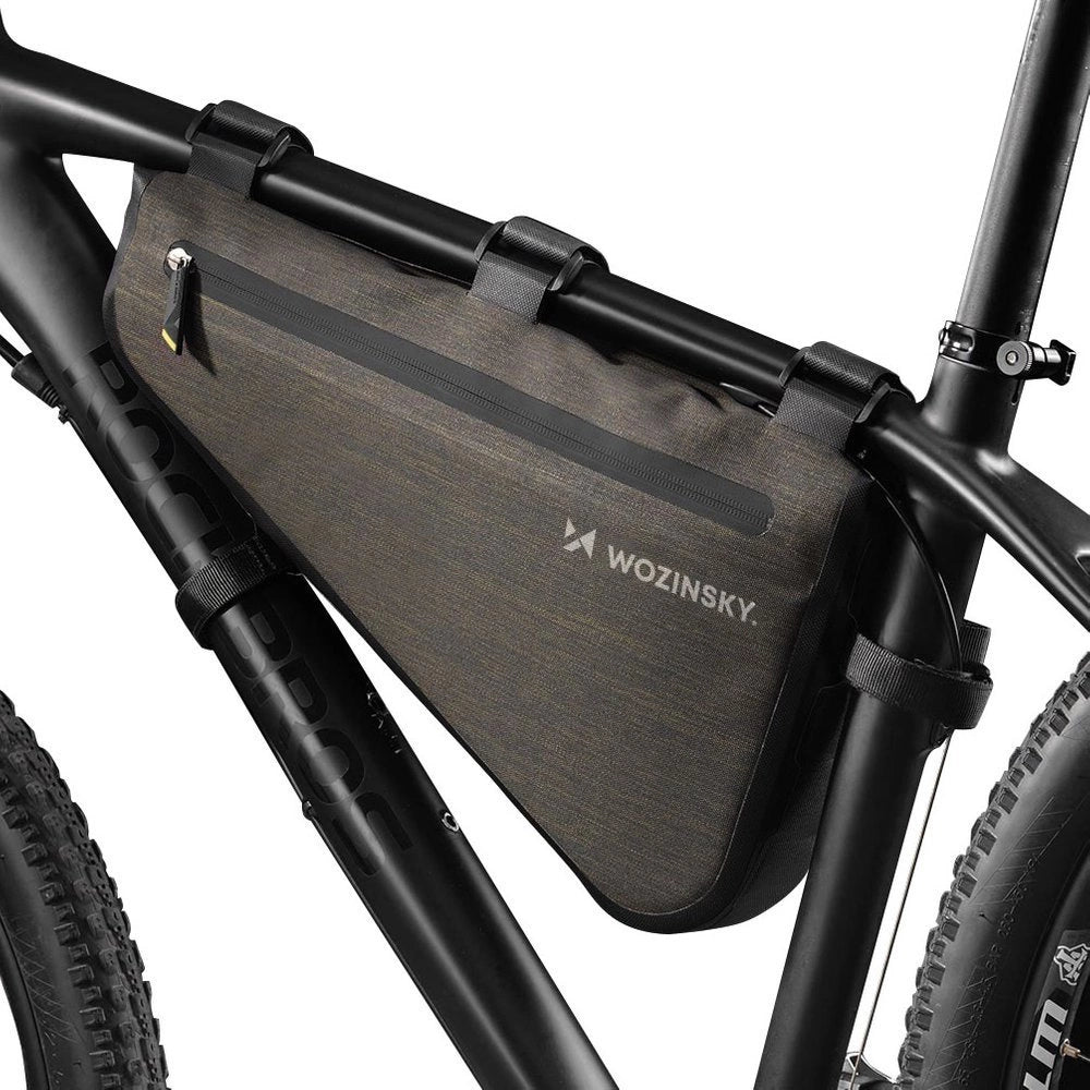 Wozinsky cykelrammesæk 3,5 l grå (WBB15BK)