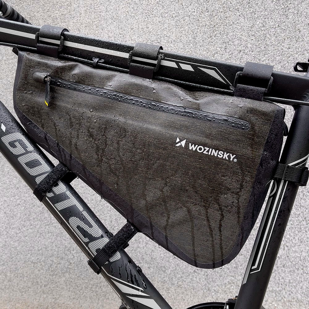 Wozinsky cykelrammesæk 3,5 l grå (WBB15BK)