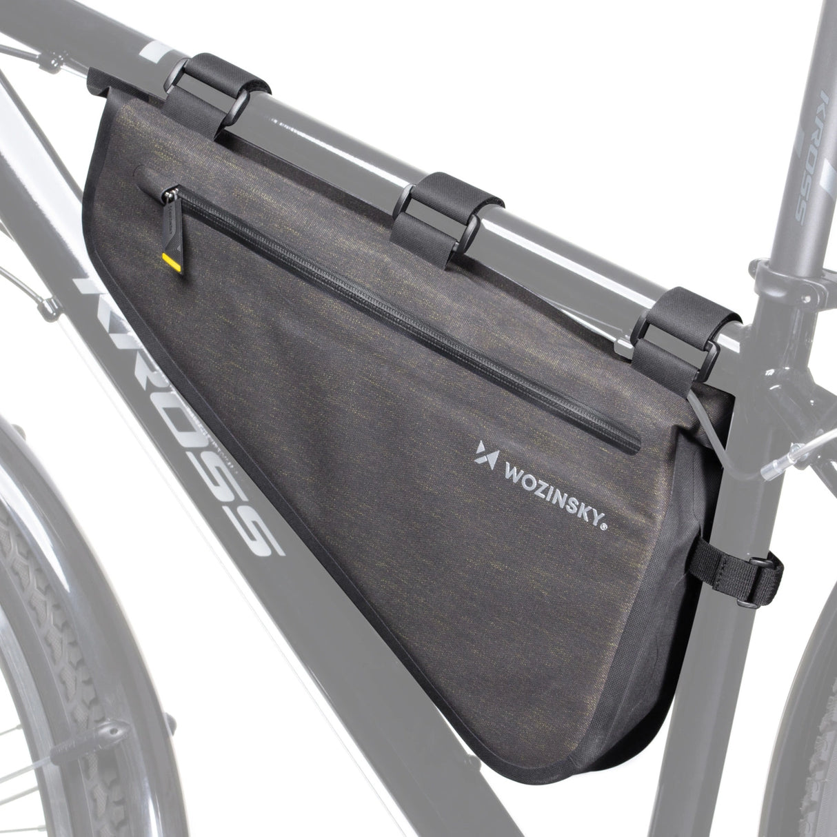 Wozinsky cykelrammesæk 3,5 l grå (WBB15BK)