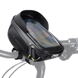Wozinsky cykelstangspose med telefonfoder 1l sort (WBB16BK)
