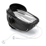 Wozinsky cykelstangspose med telefonfoder 1l sort (WBB16BK)