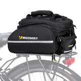 Wozinsky rummelig cykeltragetaske 35L (regn dække inkluderet) sort (WBB19BK)