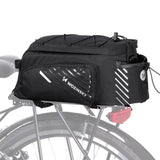 Wozinsky cykeltaske med 9l skulderrem (regn dække inkluderet) sort (WBB22BK)