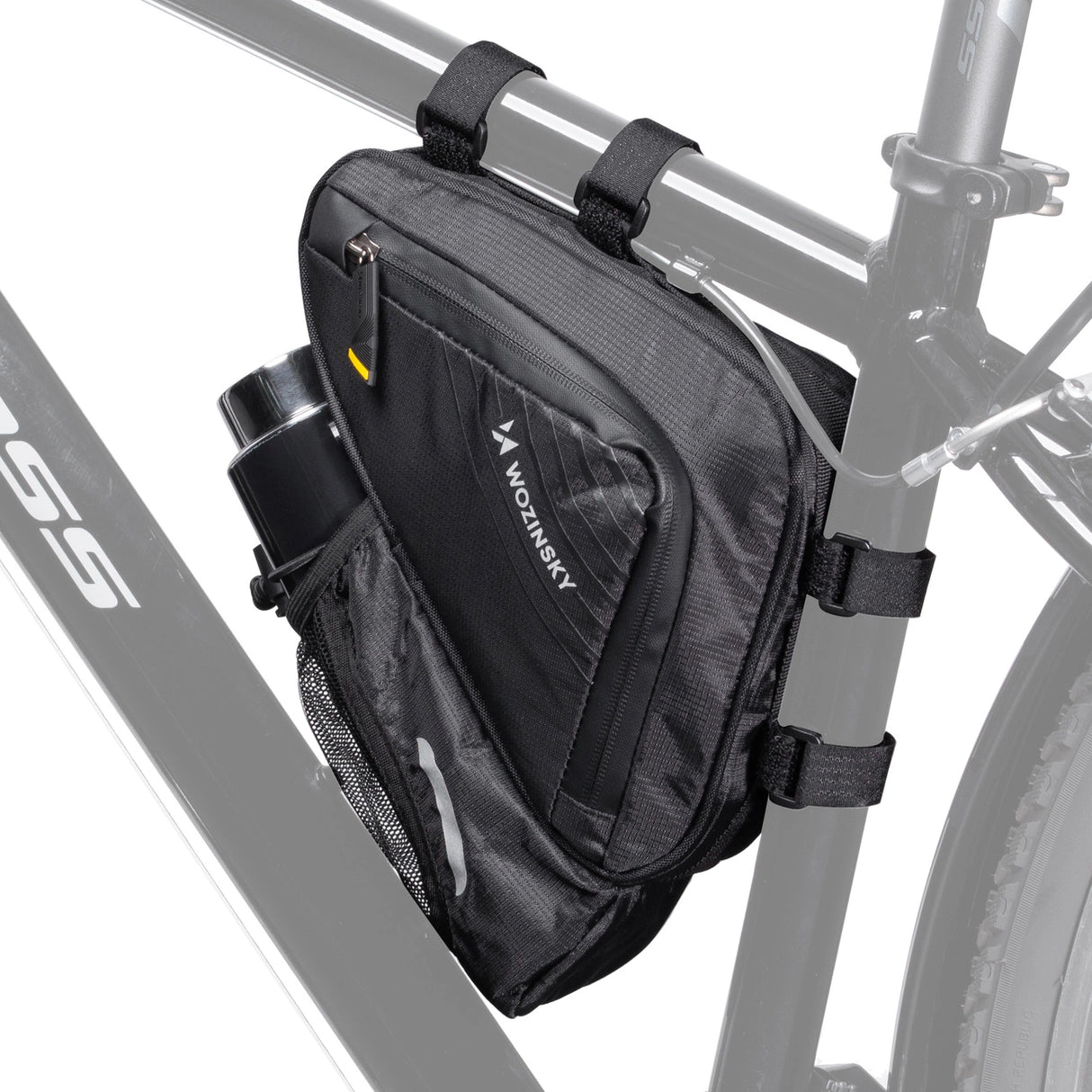Wozinsky cykeltaske 1,5l under rammen sort (WBB23BK)