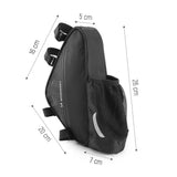 Wozinsky cykeltaske 1,5l under rammen sort (WBB23BK)