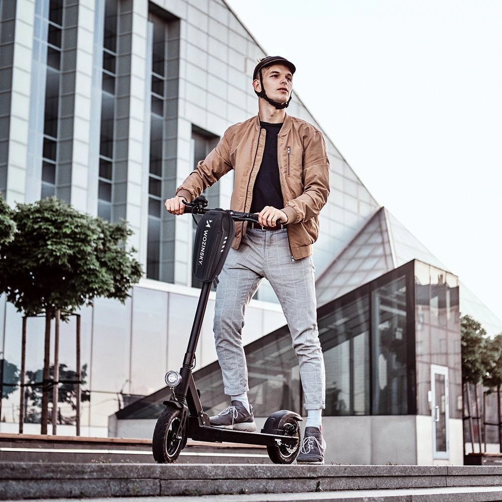 Wozinsky vandtæt scooter styresæk 3l styresæk sort (WSB4BK)
