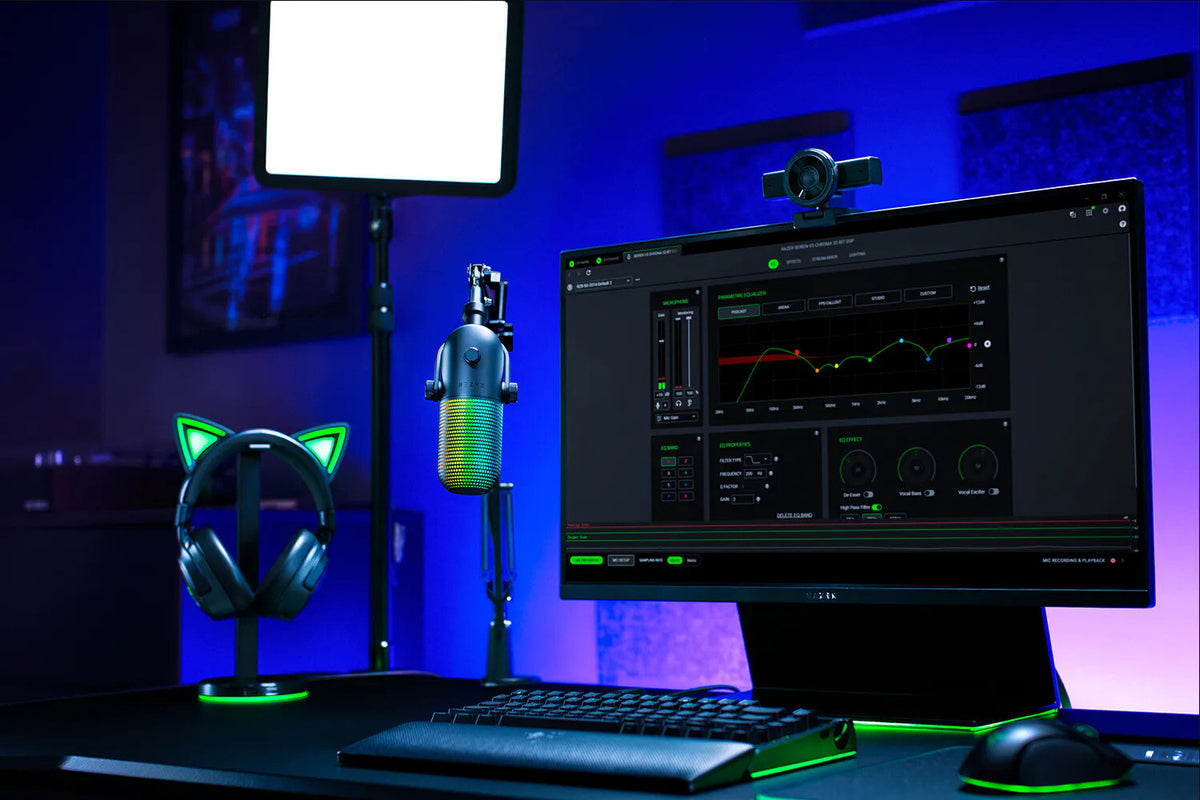 Razer Seiren V3 Chroma 32 Bit DSP Black PC microphone