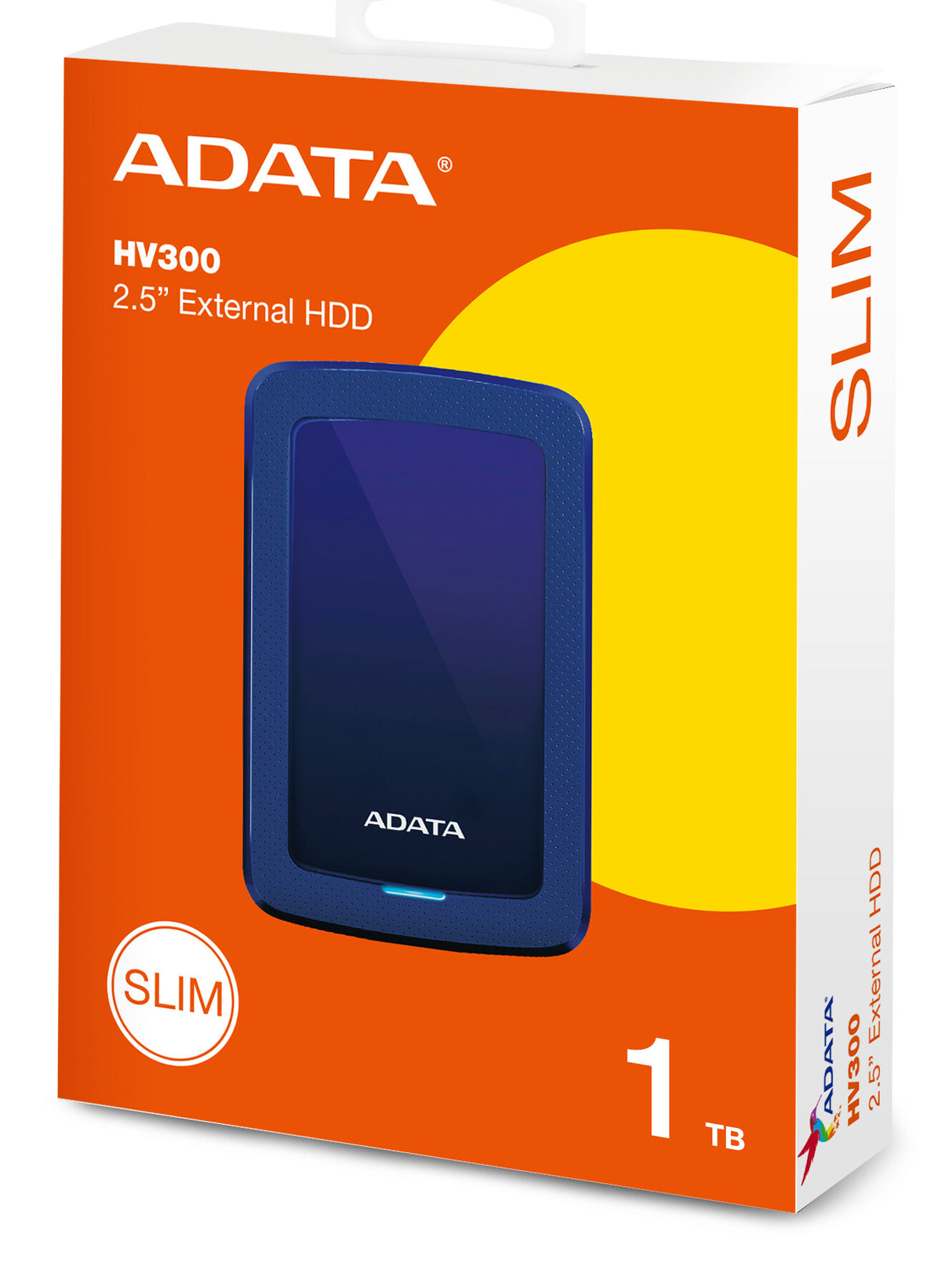ADATA HV300 ekstern harddisk 1 TB 2.5" USB 3.2 Gen 1 (3.1 Gen 1) Sort