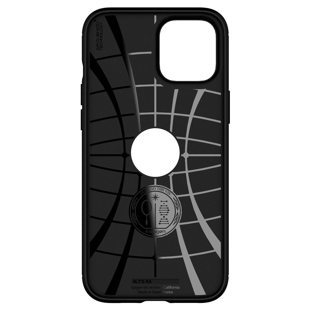 Spigen Rugged Armor Case til iPhone 12 / iPhone 12 Pro - Matte Black